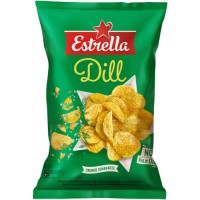 Bulvių traškučiai ESTRELLA garden dill 130g